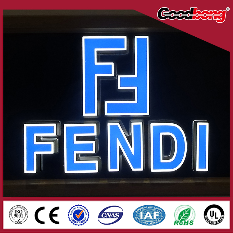 Customized Advertising Vacuum Forming Plastic Letters, outdoor channel letter signs