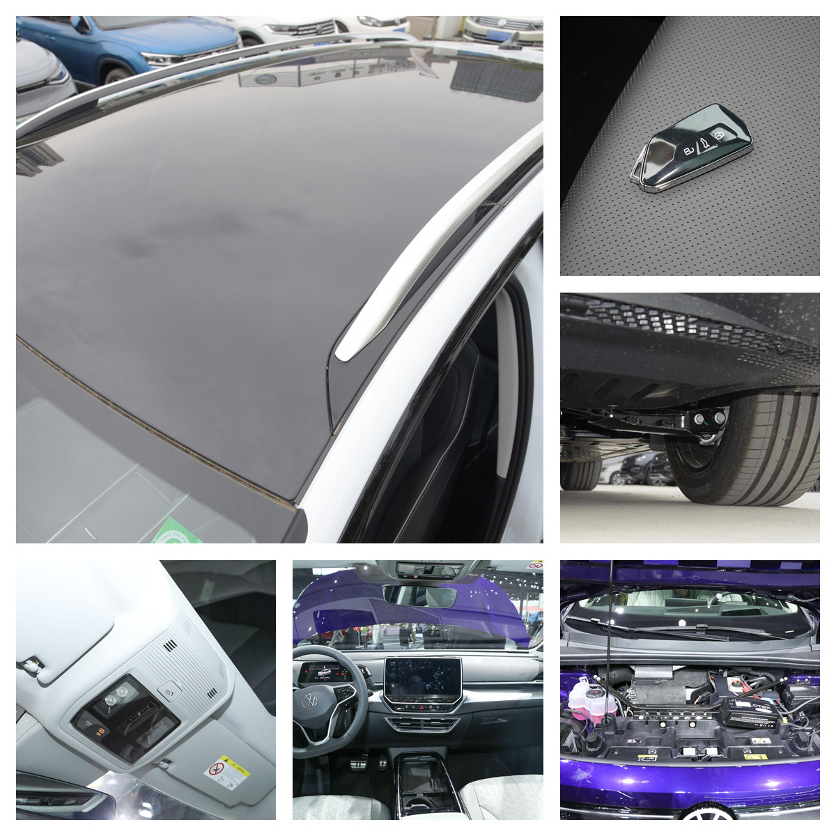 2022 ID6X Crozz Pro Prime Electric Car 6 or 7 Seats 100% Electric VW Auto ID.6 Energy Vehicles with 132kW Maximum Power