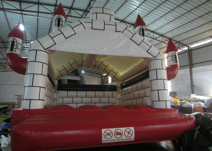 Reliable inflatable red house jumping castle simply inflatable bouncer house CE UL inflatable bouncer
