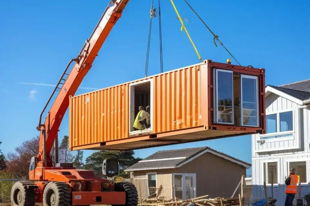 Corrosion Resistant Steel Expandable Container House Foldable Container Homes Prefabricated