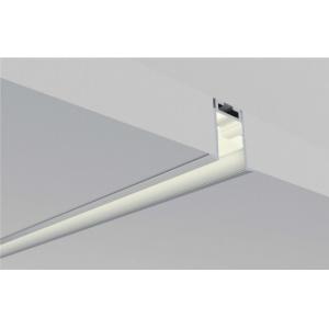 Anti Glare Recessed Aluminium Led Profile 24mm Anodized Finished