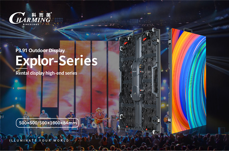 P3.91 Rental LED Video Wall , Infoor Or Outdoor Replacement LED Screen