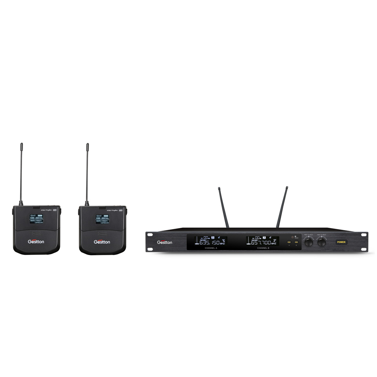 China 10W Dynamic Wireless Karaoke Microphone System 90M Operating Range on sale