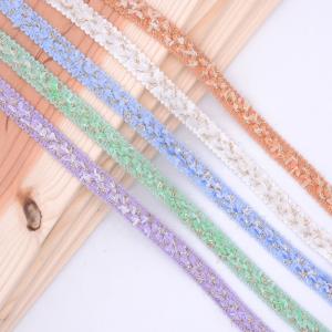 Custom Color 1.5cm Paper Material Crochet Braid Trim