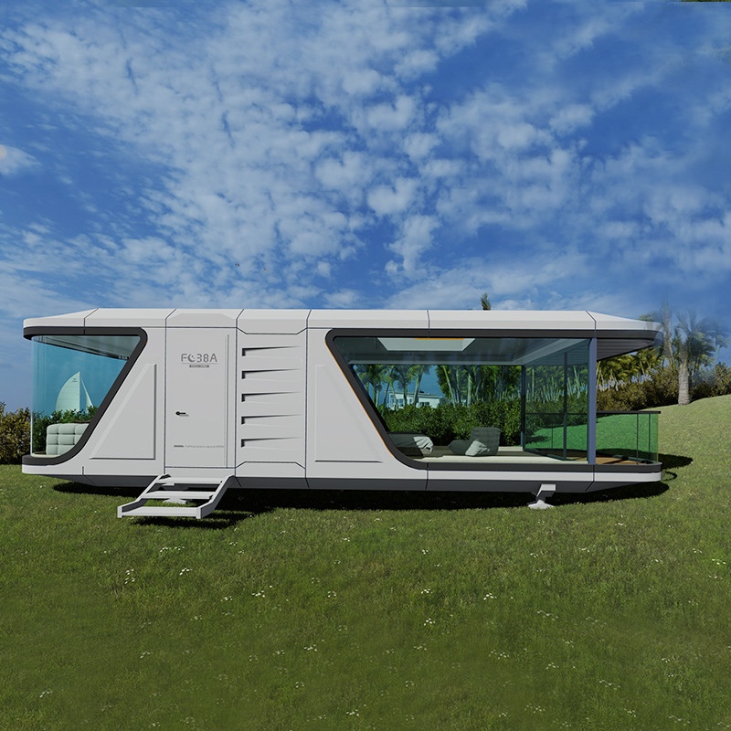 2025 New Space Cabin House Detachable Prefabricated Space Cabin B7 Cabin With Balcony Luxury Villa