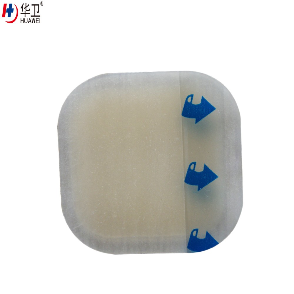 5*10 cm Advanced Hydrocolloid wound dressing with thin border