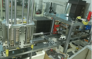 Automatic Paint Can Lid Production Line For Can Making 40CPM 0.12mm Thickness