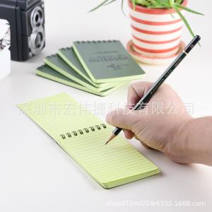 Foreign Language Learning Diary Notepad Waterproof Printed Notebook with Coil