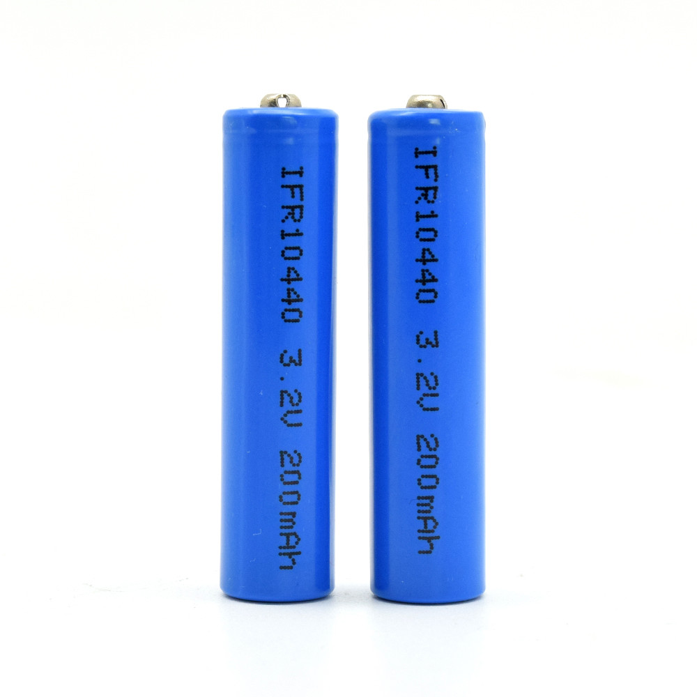 Rechargeable Lifepo4 3.2V IFR 10440 200mah Solar Light Batteries