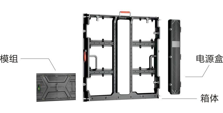 High Definition High Brightness RGB LED Display Screen for Outdoor Panel Size 960*960 mm
