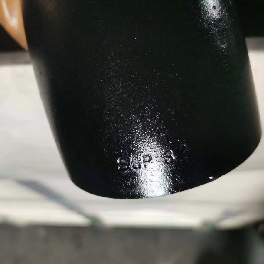 A234 Wpb 90 Degree Lr Elbow Black Painting ANSI JIS DIN Standard