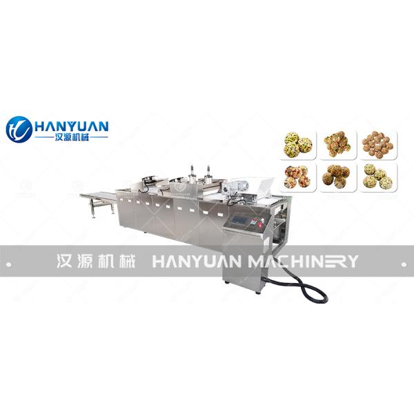 Sesame candy bar production line showing complete manufacturing setup