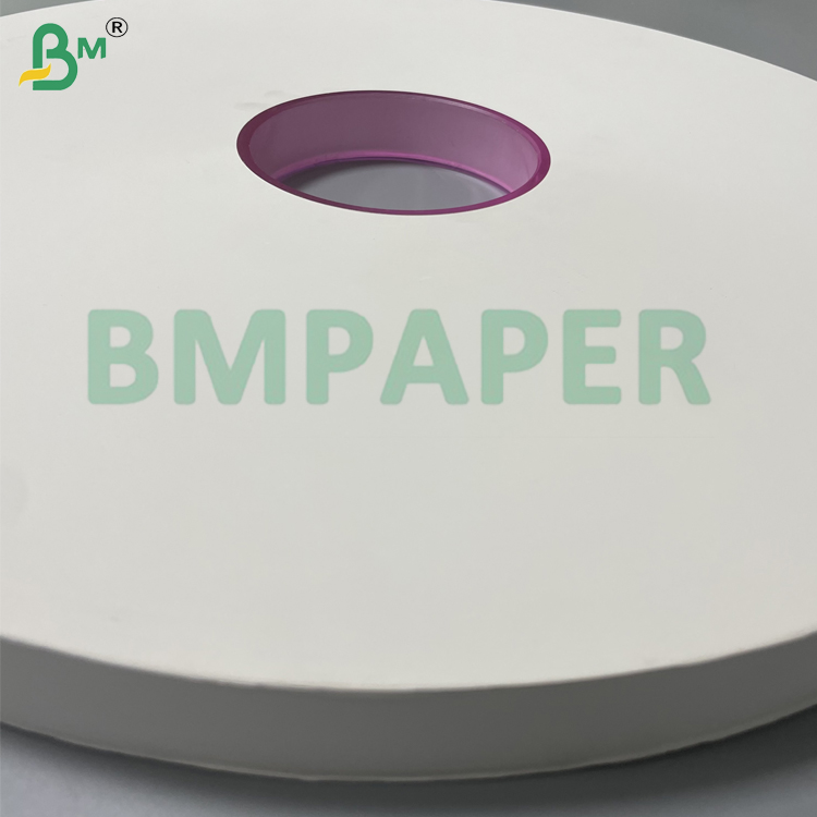 Food Grade White Toothpick Wrapping Paper Roll 24 - 28GSM 26.5-32mm Width Virgin Pulp Biodegradable Kraft
