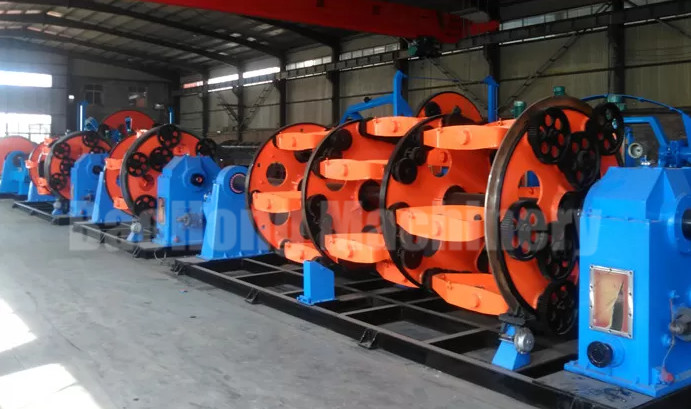Copper Aluminum Wire Planetary Stranding Machine For Electric Cable