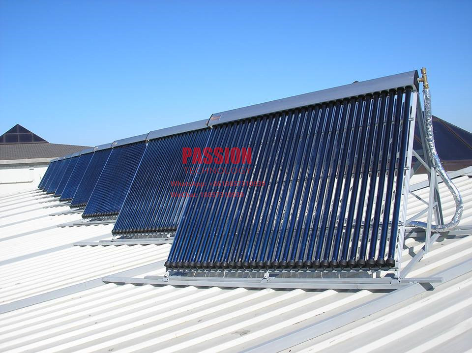 24 Tubes Heat Pipe Solar Heating Collector 240L Pressurized Solar Water Heater