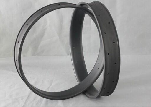 Full Carbon fat bike wheels 80mm width Sand bike wheels clincher rims 26er for