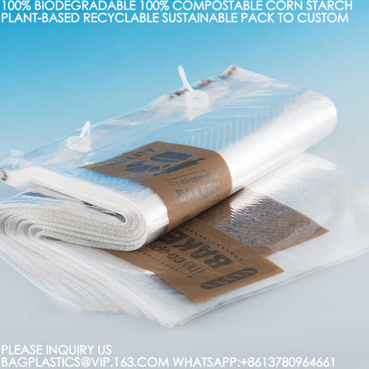Food Packaging BOPP CPP Bakery Wicket Bag With Holes Bread Package Transparent Clear Material Logo Print