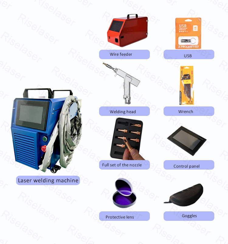 800W 1200W 1500W 2000W Air Cooling 1000w Handheld Laser Welding Machine For Stainless Steel