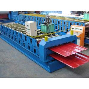 CE Double Layer Roll Forming Machine , Trapezoidal Sheet Roll Forming Machine