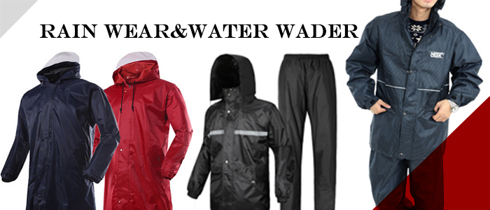 Outdoor Activity Fishing RAINWEAR RR014 Rubberized Polyester PVC Waterproof Rain Suit