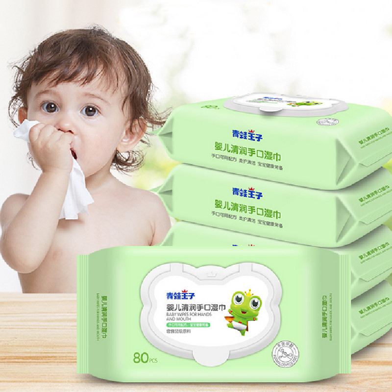 Customized Personal Cleaning Care Baby's Tissue Wet Wipes organic bamboo for baby cleaning