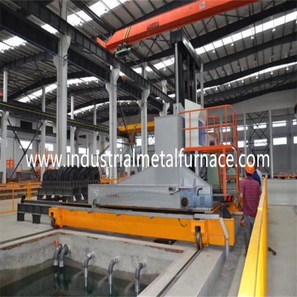 Forklift Type Trolley Steel Car Bottom Furnace , Heat Treatment Oven For Fast
