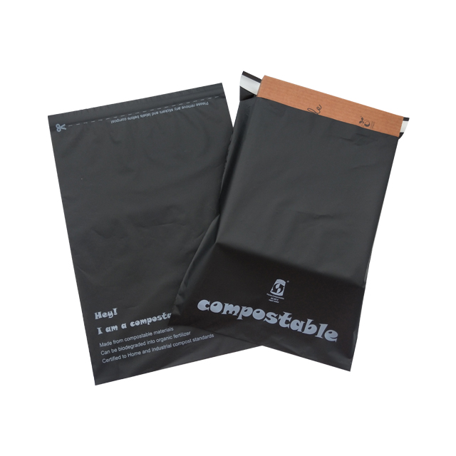 Compostable Mailer Shipping Bags Width 395mm Cornstarch Material