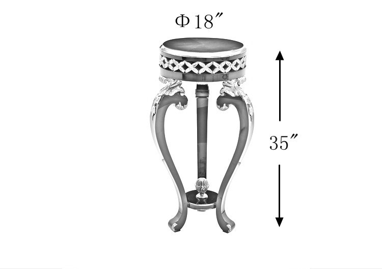 Luxury Furniture Antique European Style Wood Flower Stand TU-001