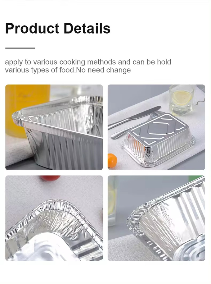 Aluminum Steam Table Shallow 9 X 13 " Foil Pans Half SIze Oblong Container
