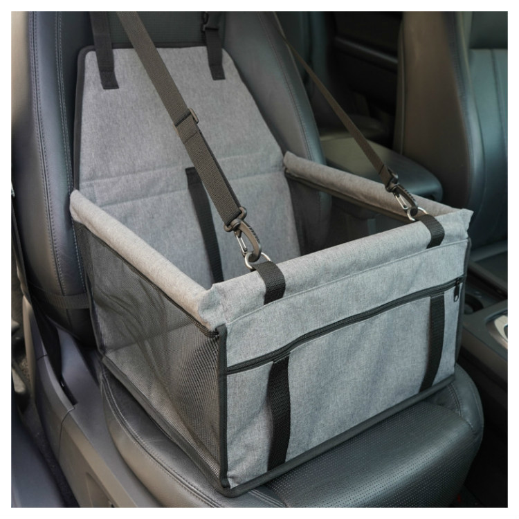 Absorbent 4cm Pet Car Booster Seat 33cm Medium Dog Car Carrier