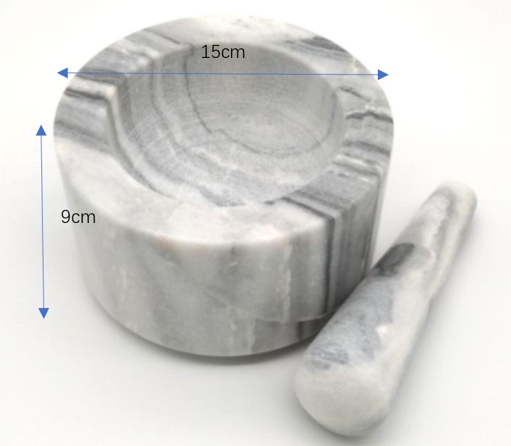 Natural Marble Stone Mortar And Pestle Set Guacamole Bowl Molcajete Natural Grinder
