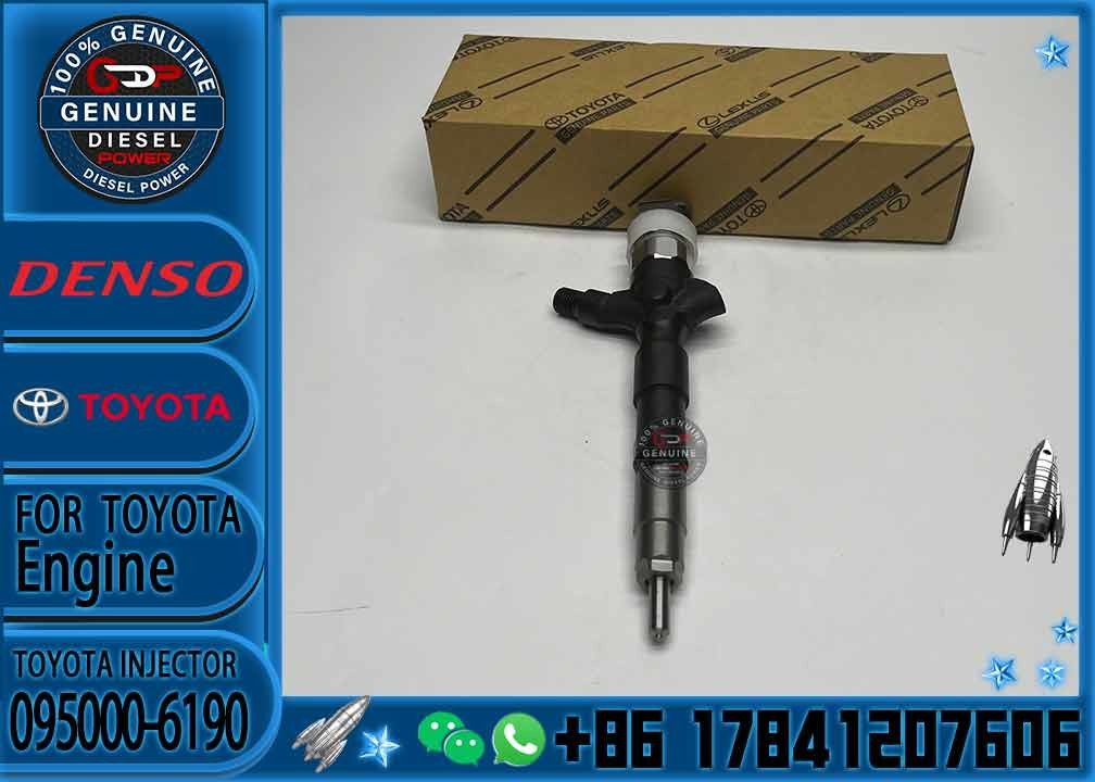 Factory Direct Deal Best Price and High Quality Diesel Fuel Injector 095000-6190 23670-30100 For TOYOTA HILUX 2KD-FTV En