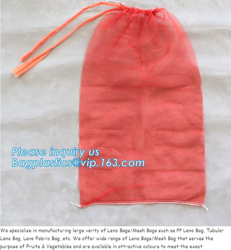 Reusable Solid Shopping Bag String Grocery Bag Shopper Cotton Tote Mesh Net Woven Portable Durable Shopping, BAGEASE