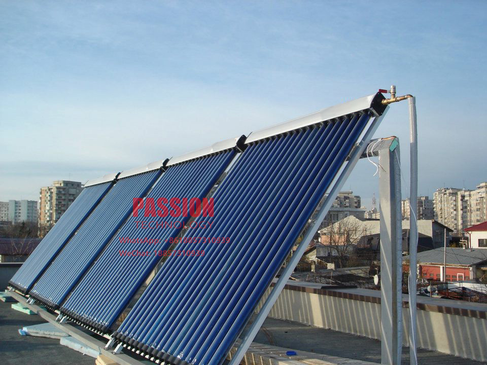 20tubes Pressure Solar Collector Black Frame Heat Pipe Solar Thermal Heater