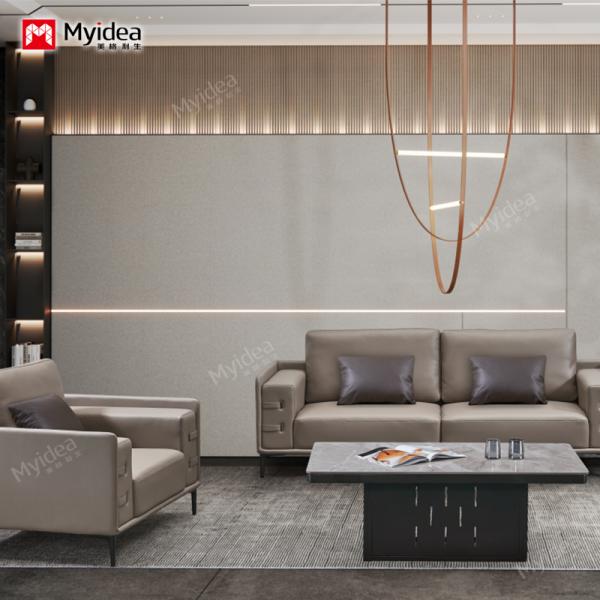 Modern simple office sofa, meeting room, VIP area, business reception, VIP room,