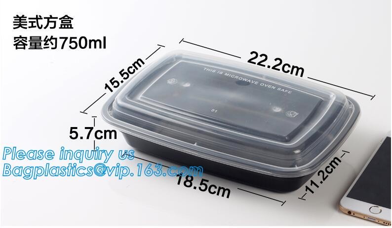Meal Prep Containers Free Sample Bento Lunch Box Biodegradable Food Container Plastic Wheat Straw Lunch Box bagplastics