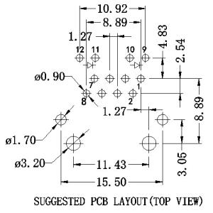 Belfuse SI-50164-F Circuit Board Rj45 Connector 10/100base-t Ethernet