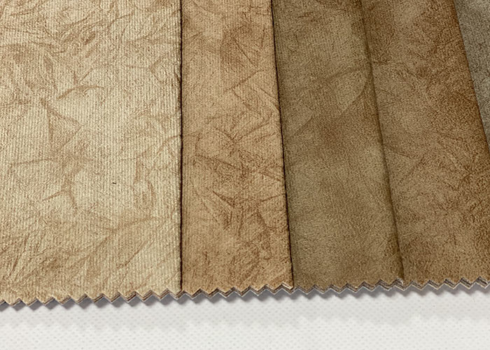 230gsm Suede Leather Sofa Fabric Waterproof Polyester Microsuede Fabric