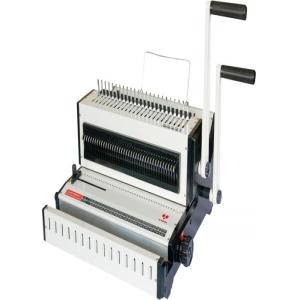 Multi Functional Desktop Wire Comb Press Strip Punching Binding Machine