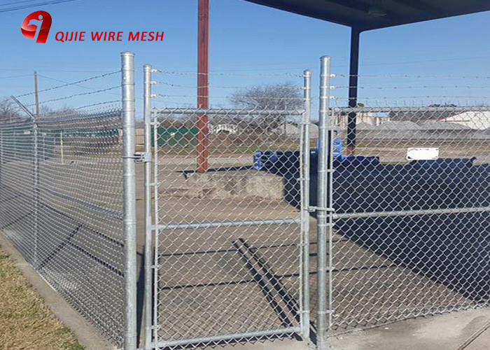3 Foot Industrial Chain Link Fence Fabric Durable Strong Surface Low Maintenance