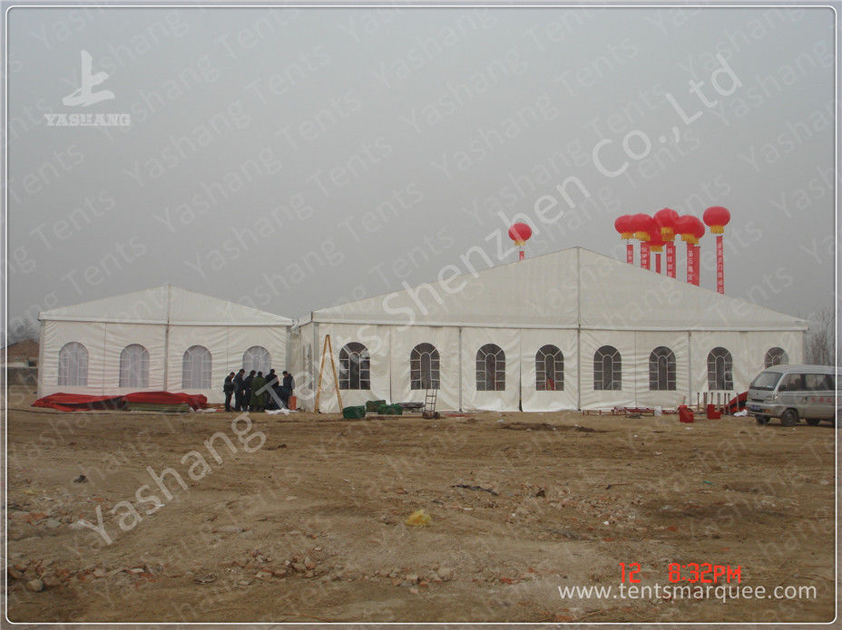 Yellow Roof Linings High Peak Marquees Waterproof Aluminum Alloy Structure