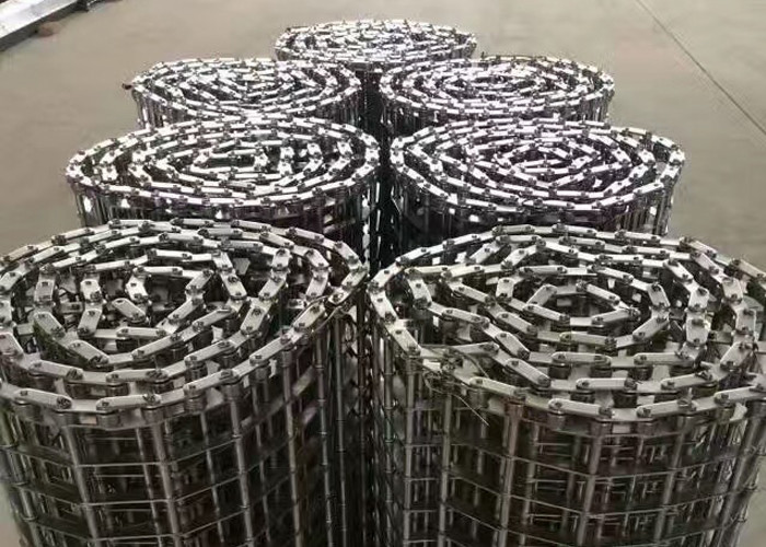 Robust Chain Mesh Conveyor Belt, can be reused Easily Cleaned