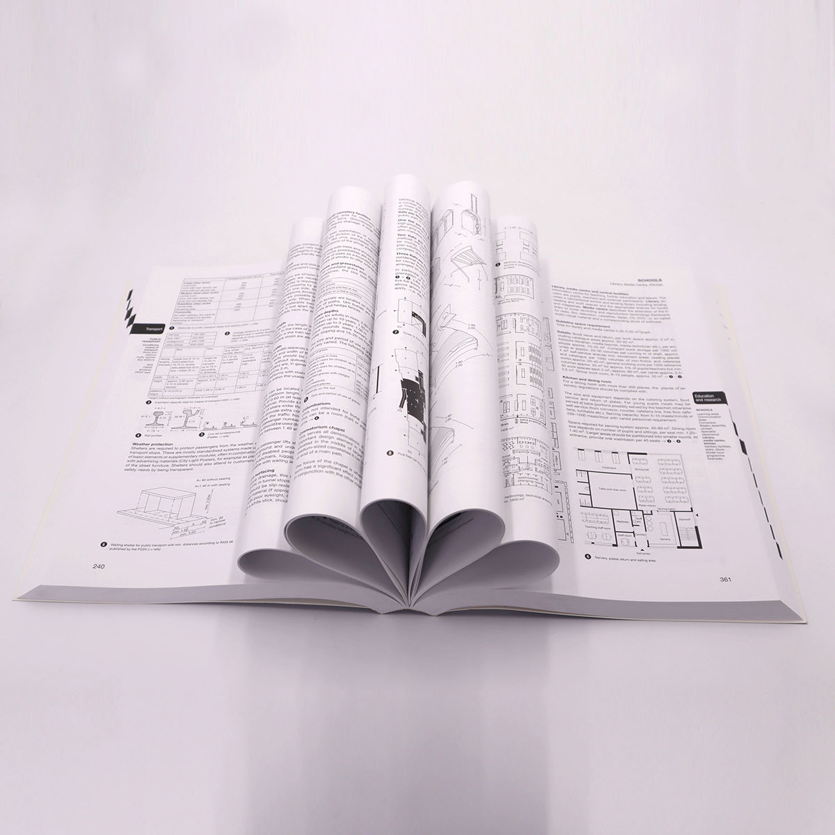 Customized Hardcover Book Printing Round Corner or Right Angle Grade Natural Paper