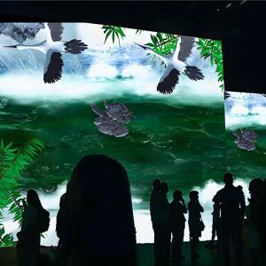 Northern Lights Newest Advertising Interactive Wall 3d Hologram Projection