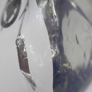 Glossy Surface Medium Rectangle Custom Zipper Bag Waterproof Free Samples