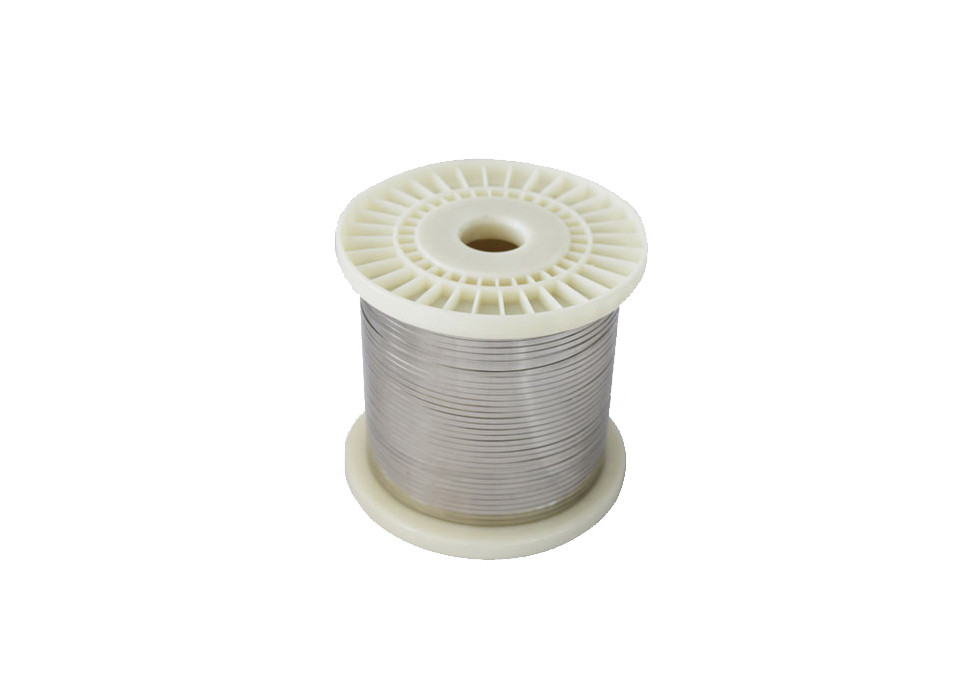 CuNi44 Alloy Flat Wire Bright Surface With High Resistance Electrical Elements Use