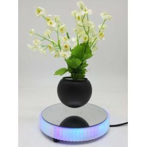 led light magnetic floating levitate bottom air bonsai planter trees