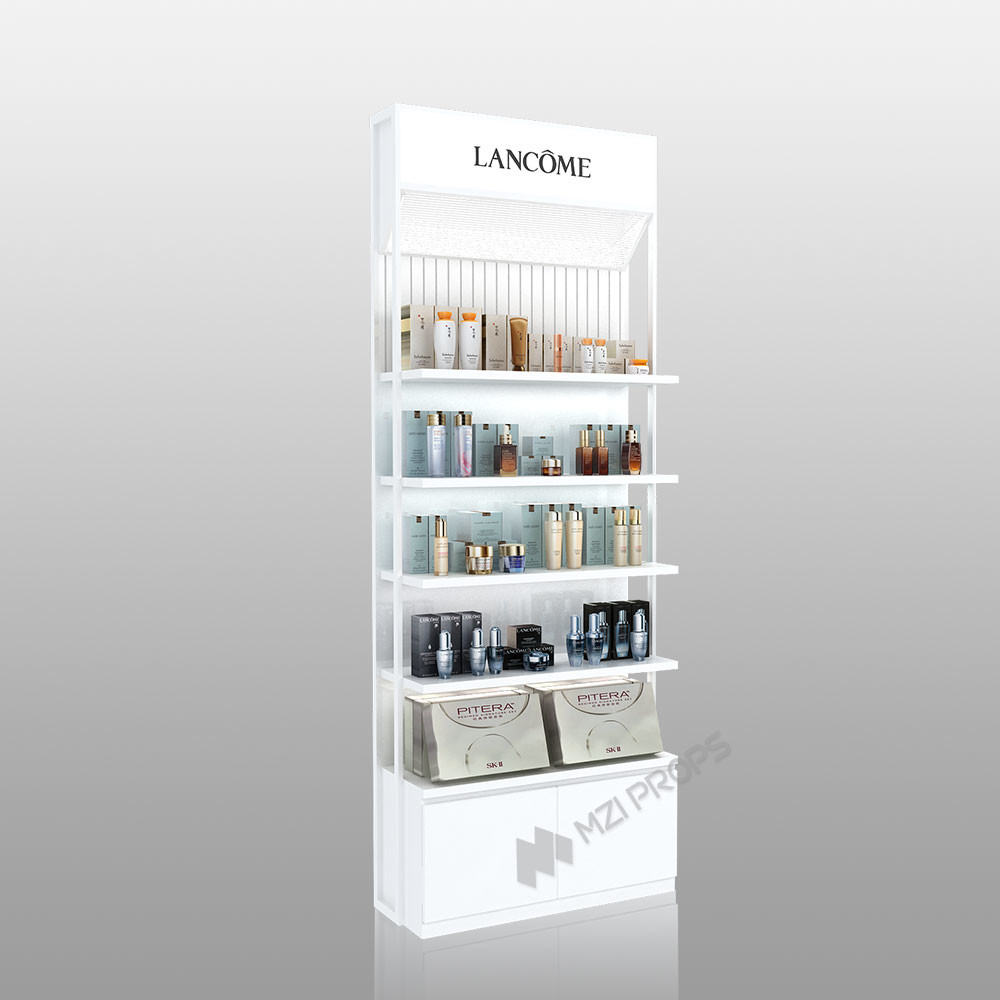 ZhMS-V6 Adjustable Light Source Skincare Display Cabinet with Soft Film Light Box
