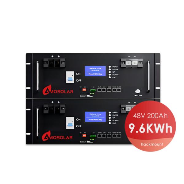 Amosolar EU Stock 51.2V 100Ah 200Ah 300Ah Lithium-Ion Battery with TUV