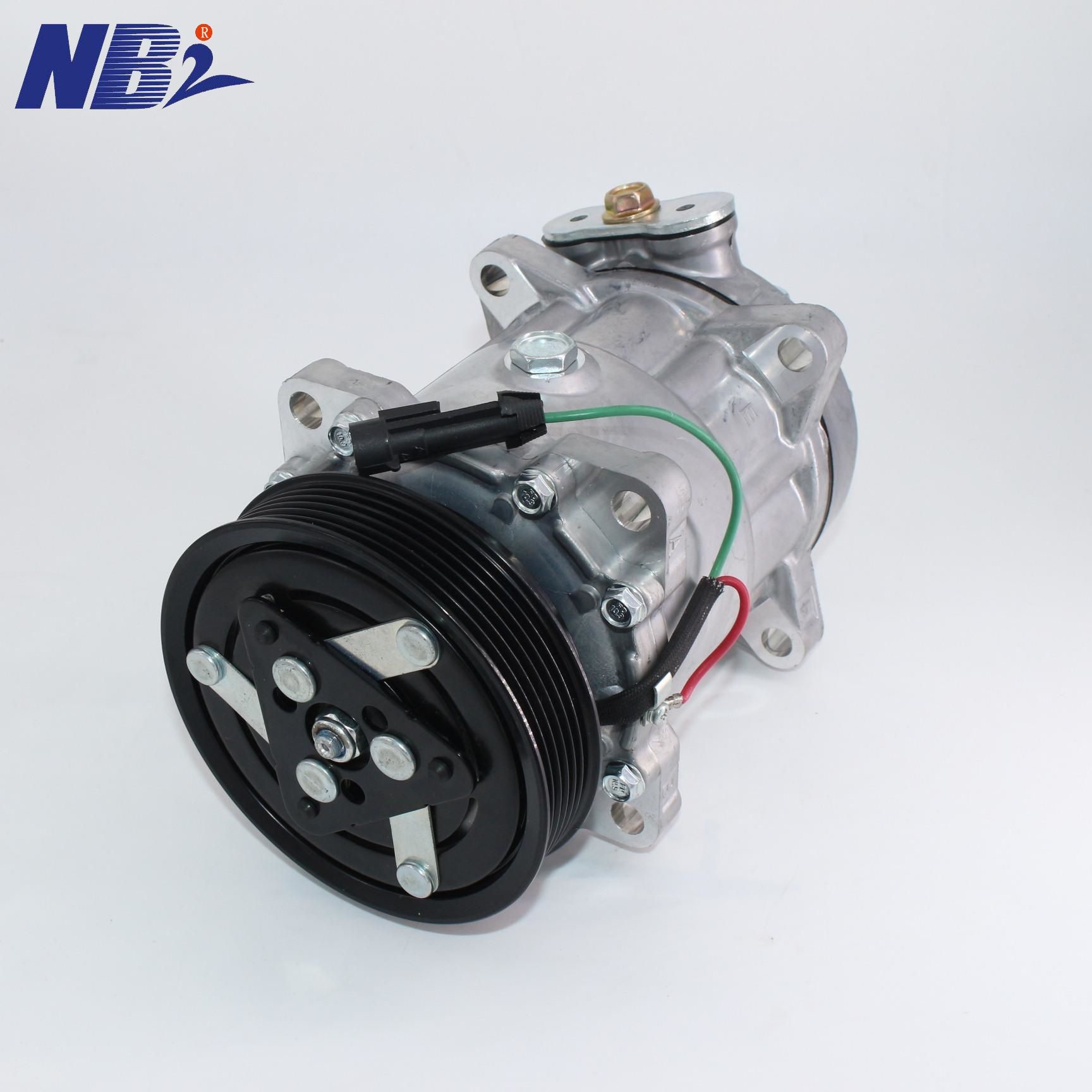 SD7V16 60607289 606072890 60813335 71721748 Car AC Compressor For Alfa Romeo 3.0 V6 24V 1998-2007